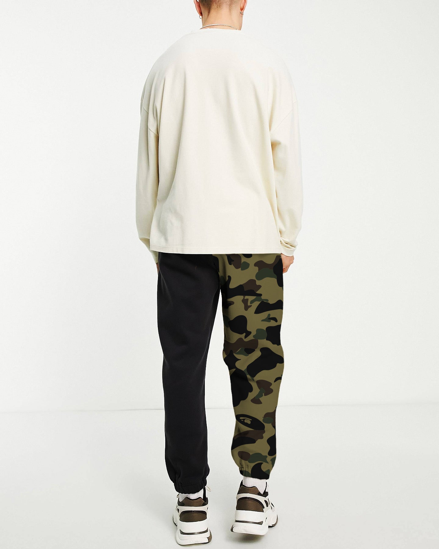 JOGGER SHARK BICOLOR CAMUFLAJE VERDE