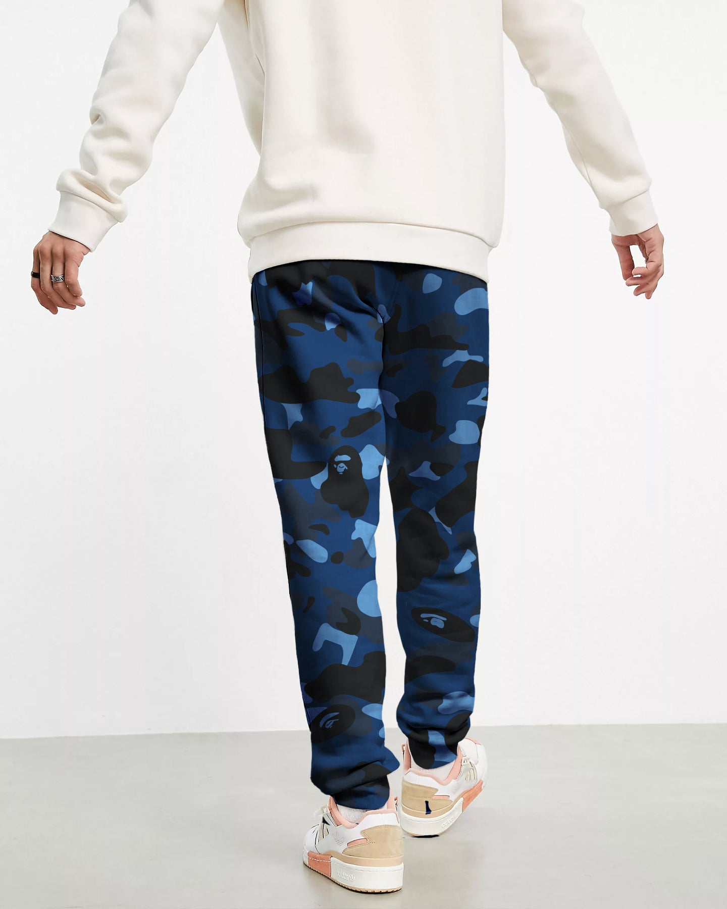 JOGGER BAPE AZUL SHARK